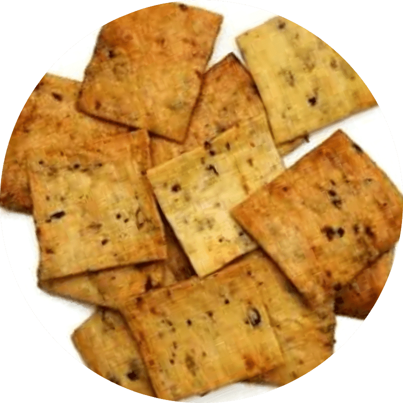 Tomaat-basilicum cracker